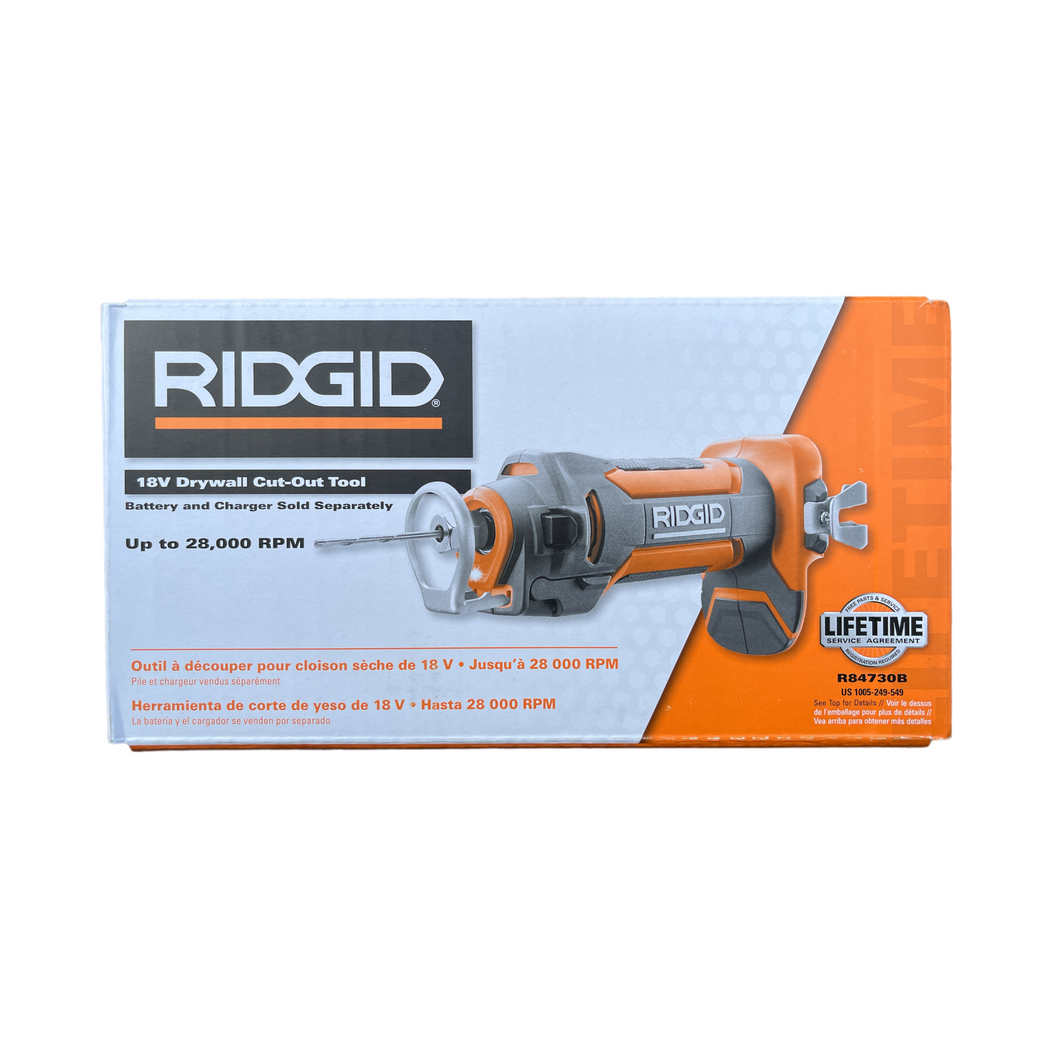 RIDGID R84730B 18-Volt Drywall Cut-Out Rotary Tool
