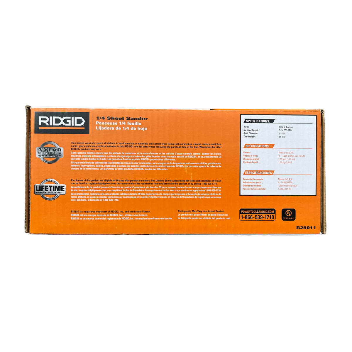 RIDGID 2.4 Amp 1/4 Sheet Sander with AIRGUARD Technology – Ryobi 