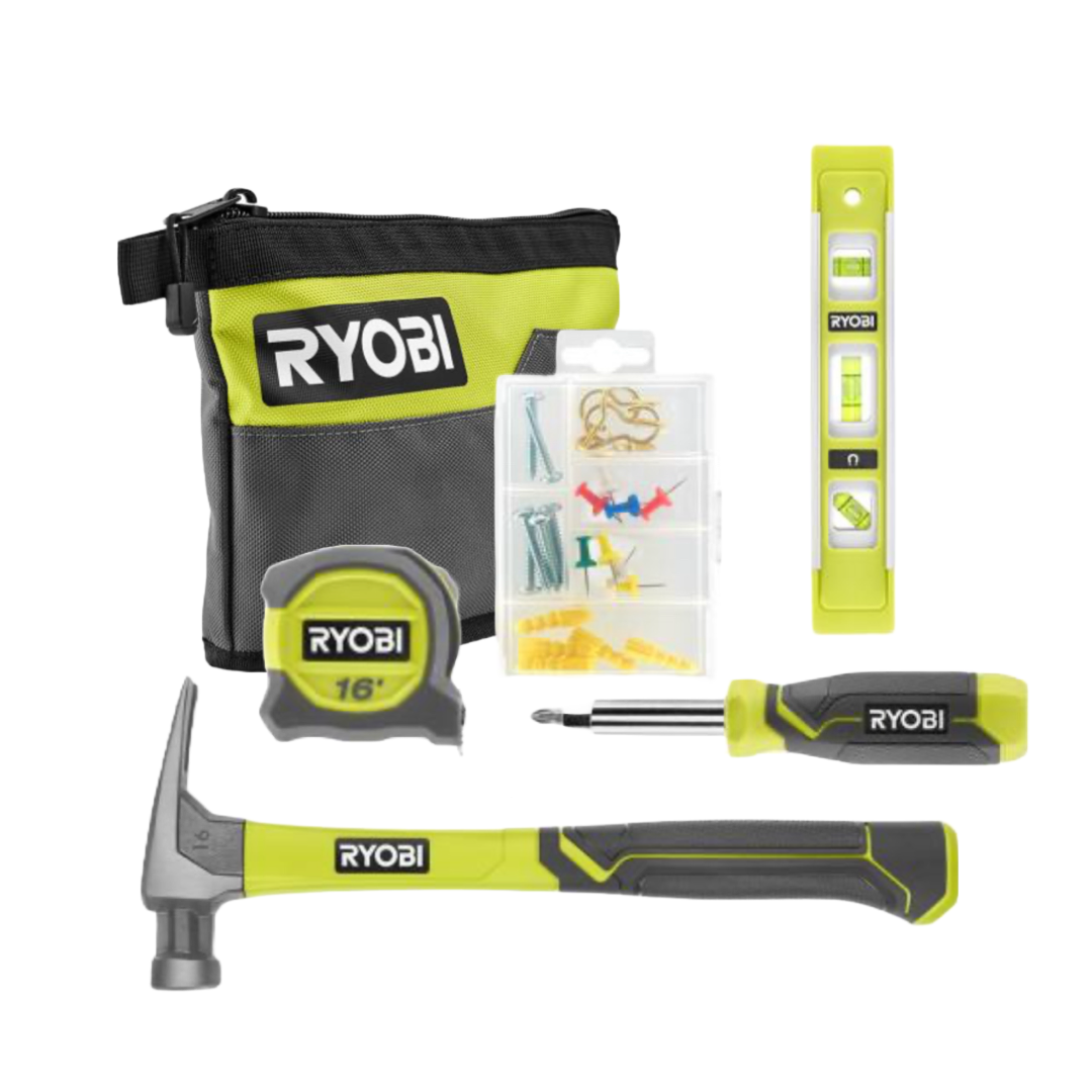 RYOBI 35 Pc Hand Tool Mounting Set with Zipper Pouch Ryobi Deal Finders
