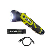 Load image into Gallery viewer, RYOBI FVL54K USB Lithium Pivoting 625 Lumens Head Light Kit