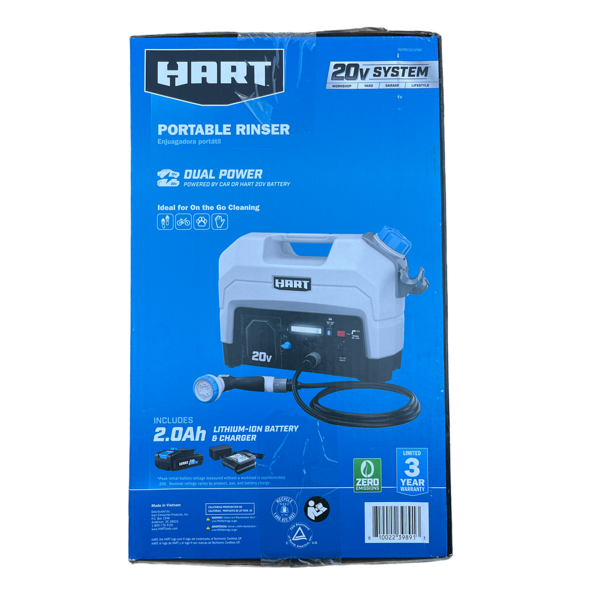 hart-20-volt-50-psi-rinser-kit-1-20-volt-2ah-lithium-ion-battery