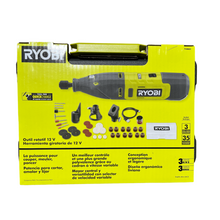 Load image into Gallery viewer, RYOBI TVM01 12-Volt Cordless Rotary Tool Kit