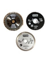 Load image into Gallery viewer, 3-3/8 in. Multi-Material Saw Replacement Blade Set (3-Pack)