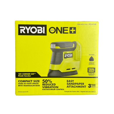 Ryobi PCL416B ONE+ 18V Cordless Corner Cat Finish Sander (Tool Only)