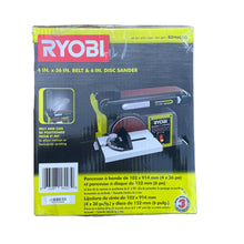 Load image into Gallery viewer, RYOBI BD4601G 4 in x 36 in. Belt and 6 in. Disc Bench Sander