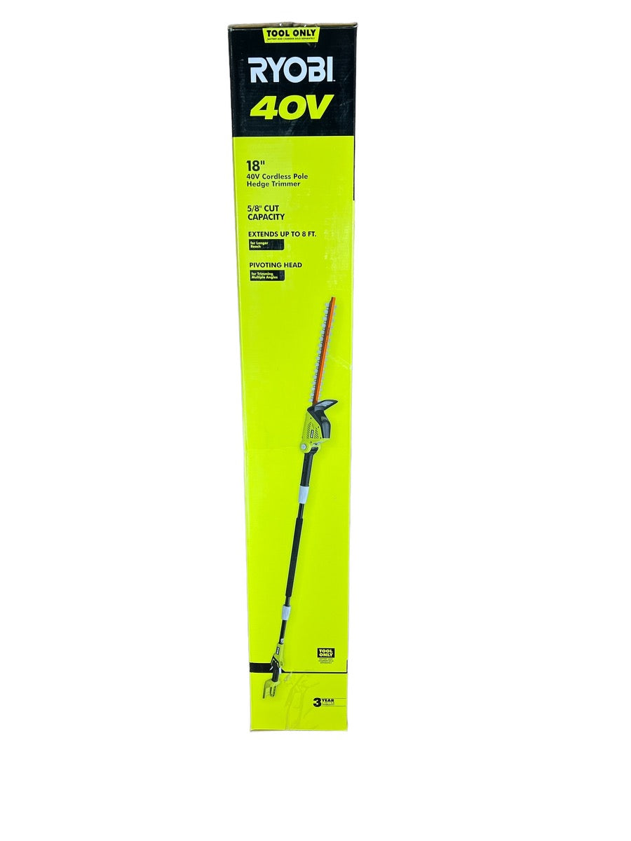 Ryobi Pole Hedge Ryobi 18 Volt Hedge Trimmer Ryobi ONE+ Extended