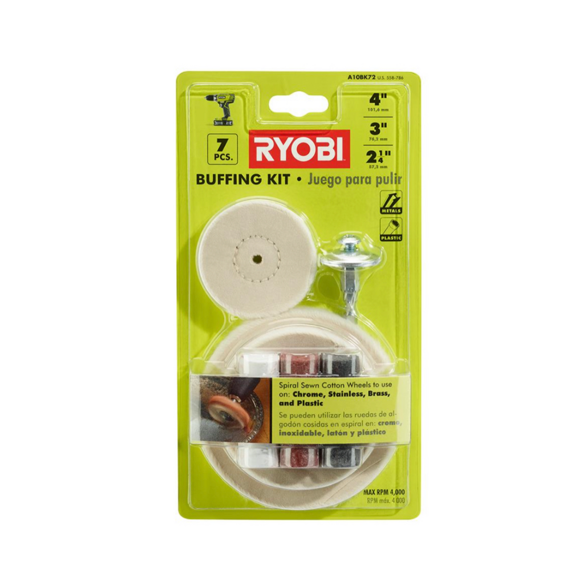 RYOBI Metal Buffing Kit (7Piece) Ryobi Deal Finders