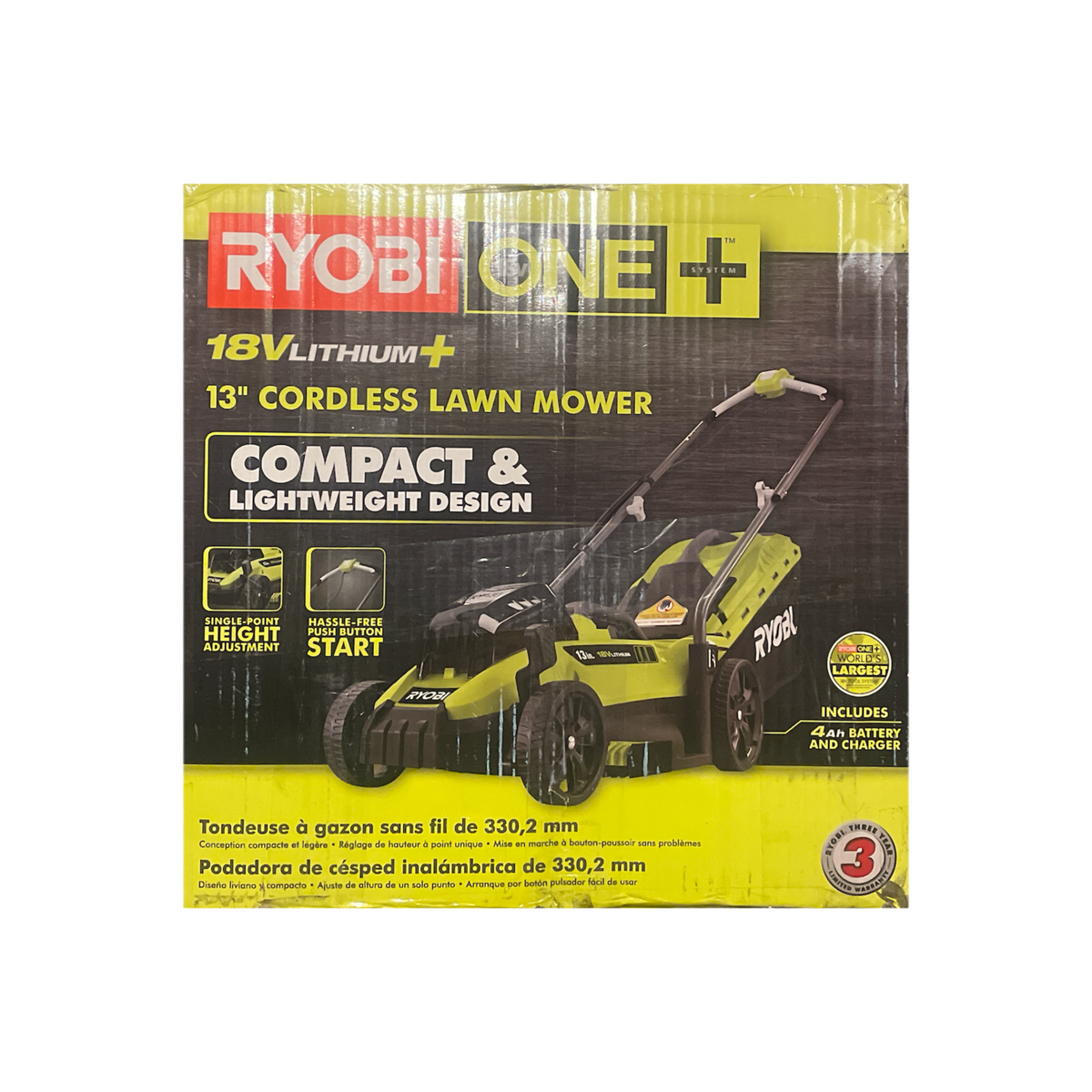 Ryobi 13 18V Cordless Lawn Mower Review 