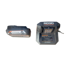Load image into Gallery viewer, RIDGID R8694620KSBN 18V Cordless Flood Light Kit with Detachable Light with 2.0 Ah Lithium-Ion Battery and Charger