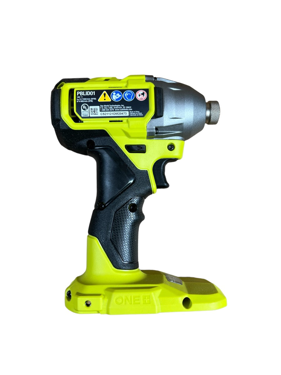 Ryobi PBLID01B One+ HP 18V Brushless Cordless 1/4 in. Impact Driver (Tool Only)