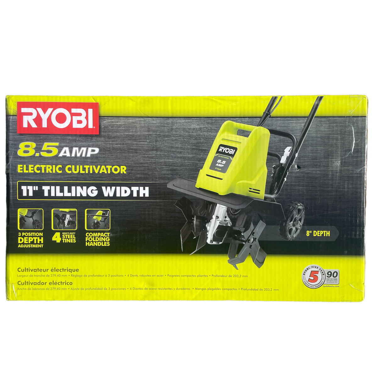 RYOBI 11 in. 8.5 Amp Corded Cultivator RYOBI 11 in. 8.5 Amp Corded Cultivator