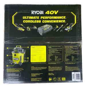 RYOBI RY40WD01B 40-Volt 10 Gal. Cordless Wet/Dry Vacuum (Tool Only)