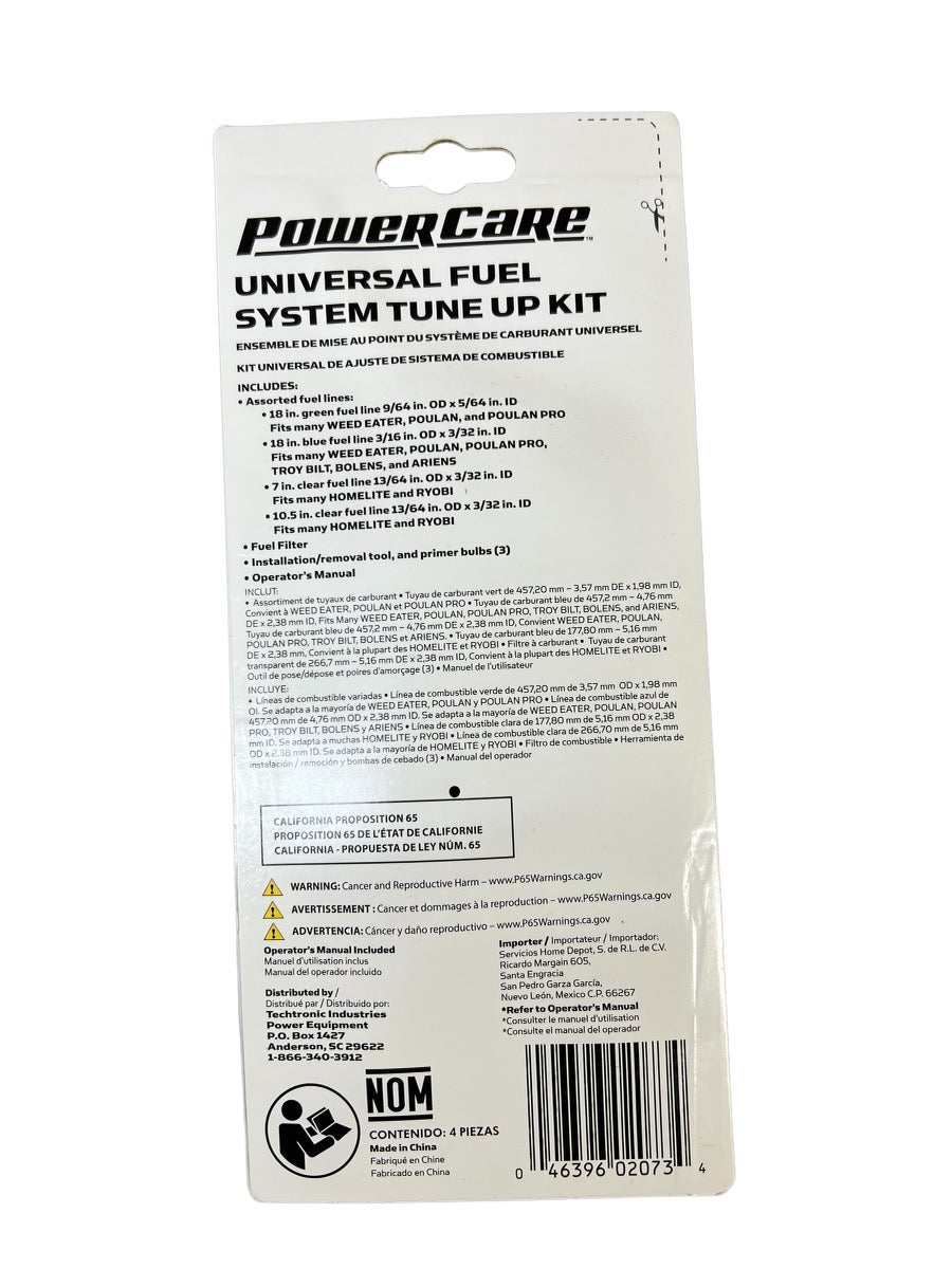 Powercare Fuel Line and Primer Bulb Tune-Up Kit