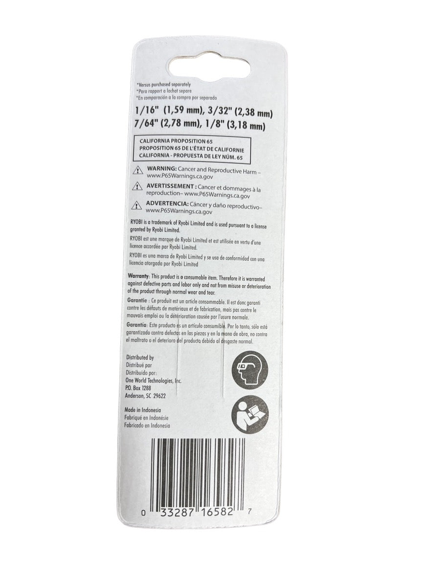 SpeedLoad+ Titanium 4Piece Hex Shank Pilot Drill Bit Set Ryobi Deal