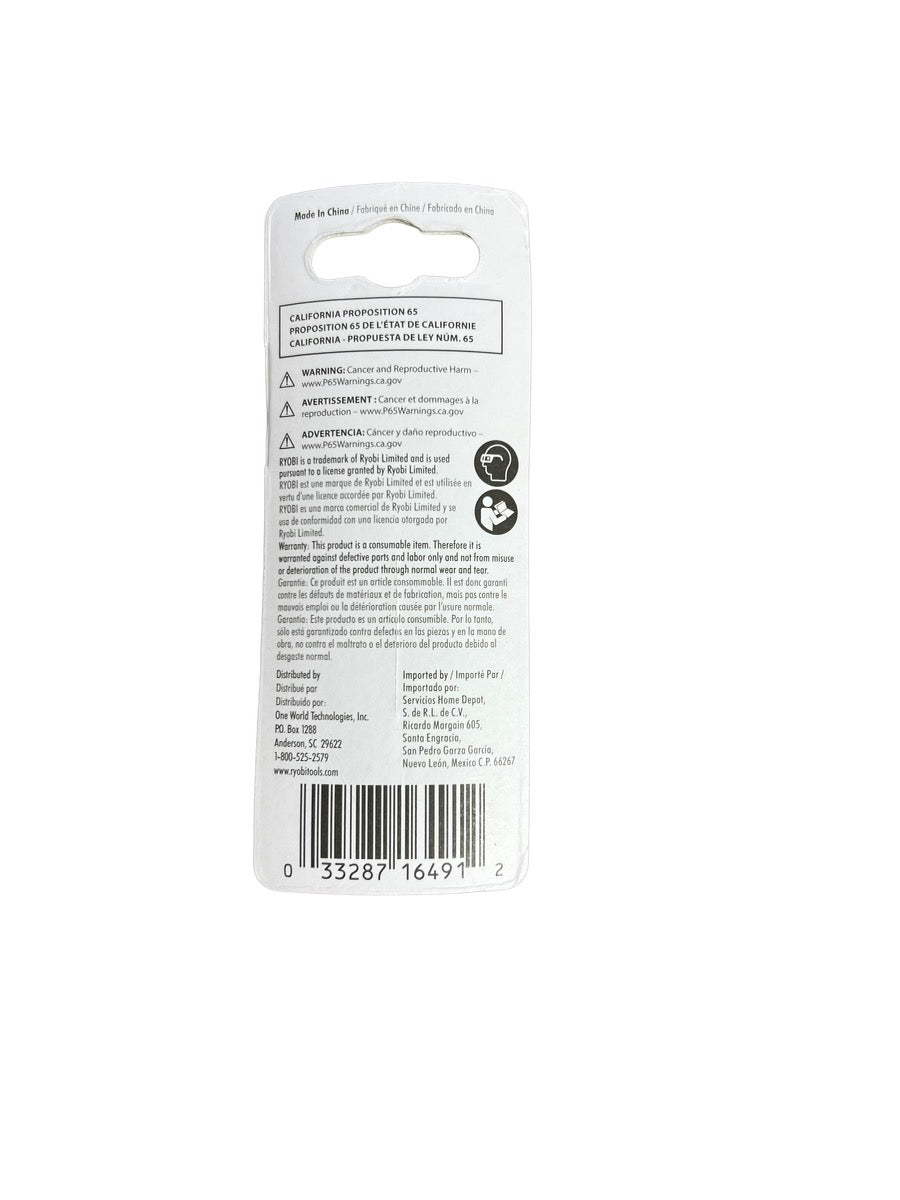 RYOBI 9/64 in. No. 1 Black Oxide Spiral Screw Extractor Bit Ryobi