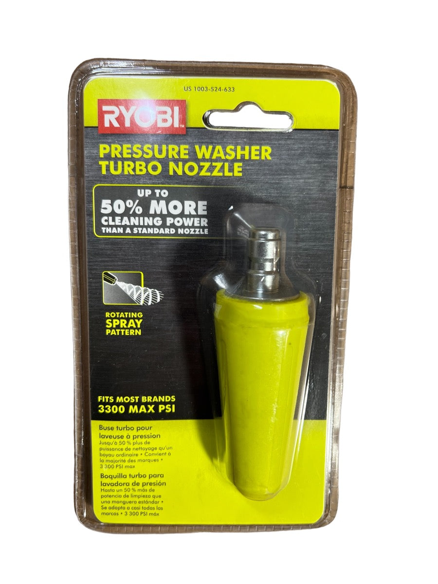 RYOBI 3,300 PSI Gas/Electric Turbo Nozzle Ryobi Deal Finders