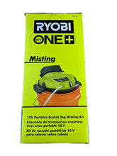 Load image into Gallery viewer, Ryobi PMP01K 18-Volt ONE+ Portable Bucket Top Misting Kit with 1.5 Ah Battery and 18V Charger