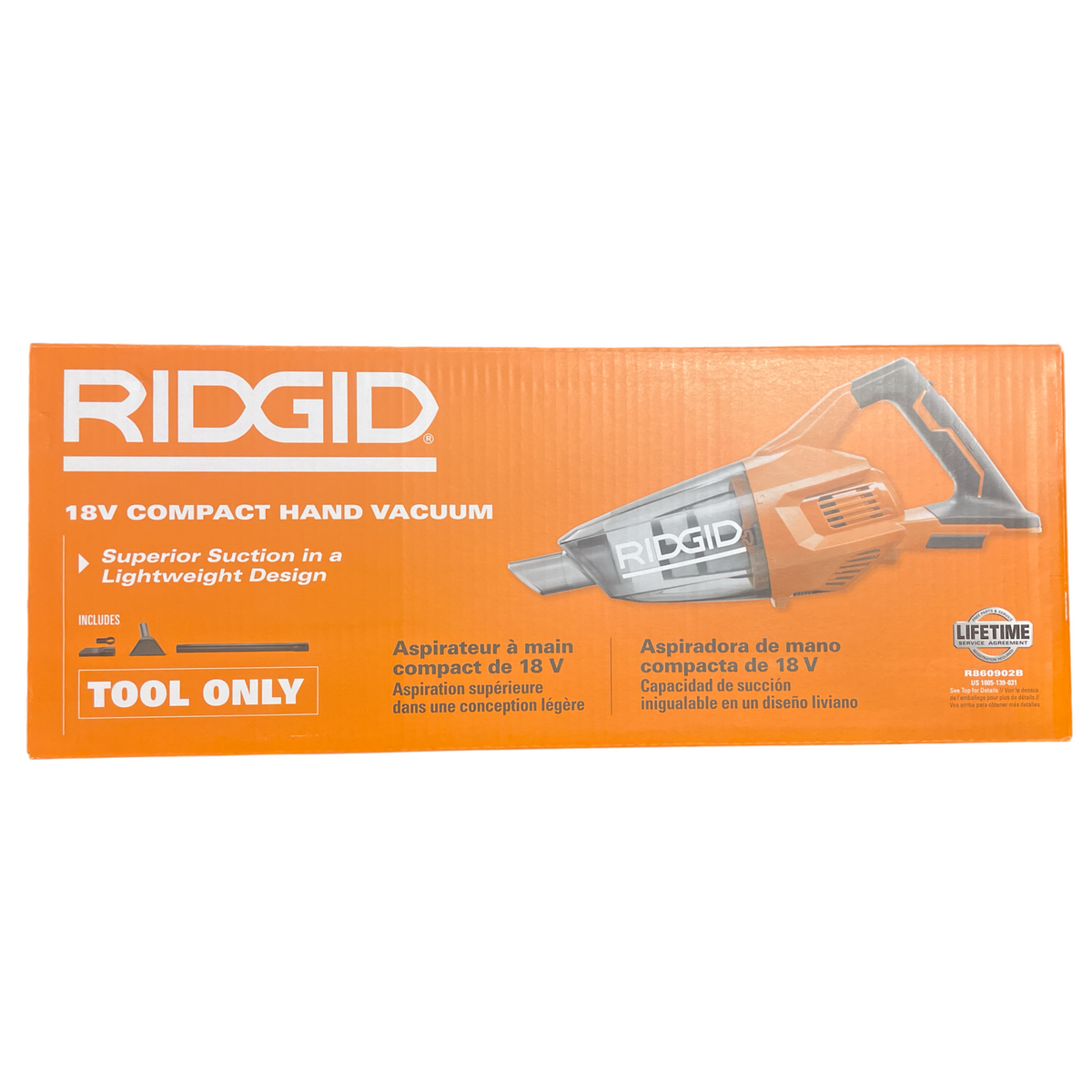 ridgid 18 volt cordless hand vacuum