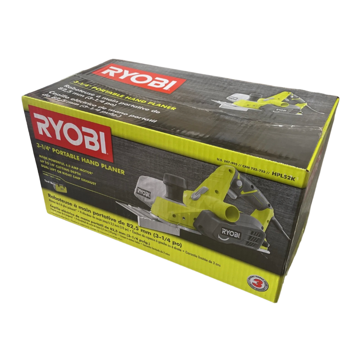 RYOBI Amp Corded 3-1/4 in. Hand Planer with Dust Bag – Ryobi Deal Finders