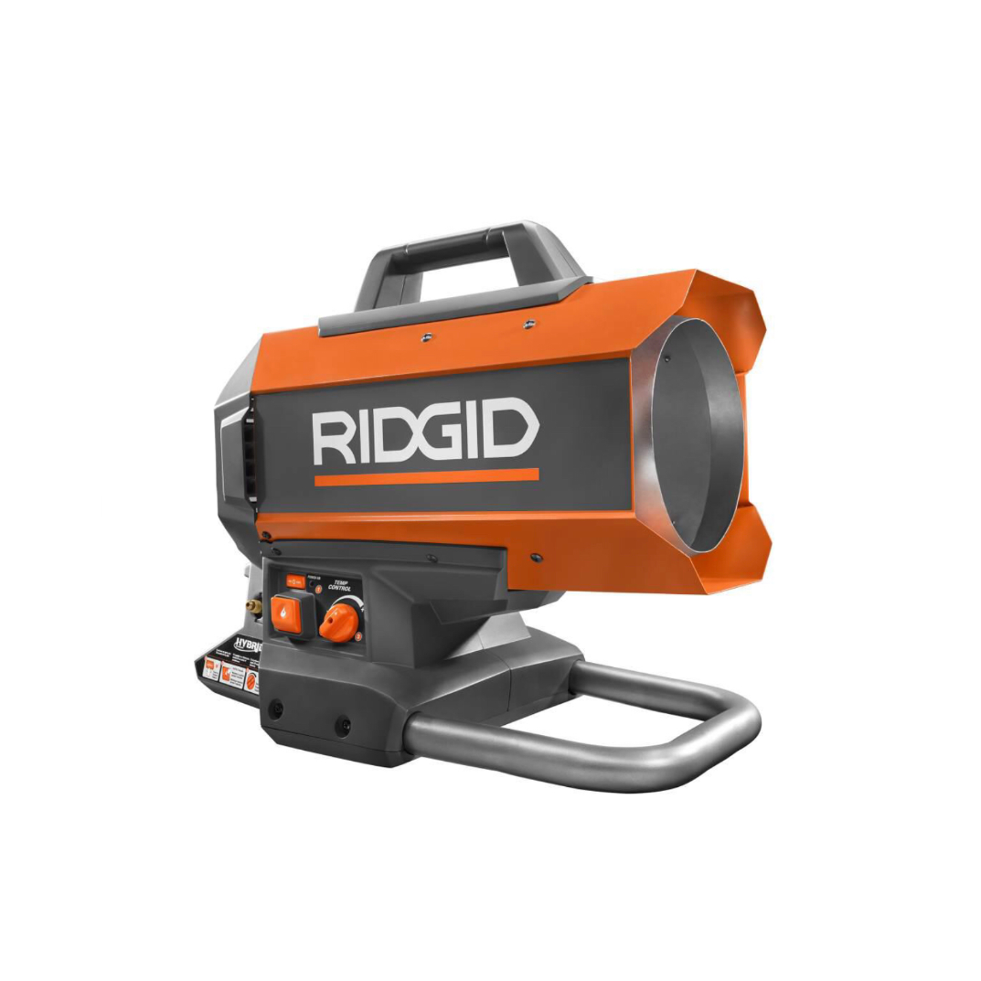 RIDGID 18-Volt 60K BTU Hybrid Forced Air Propane Portable Heater – Ryobi  Deal Finders