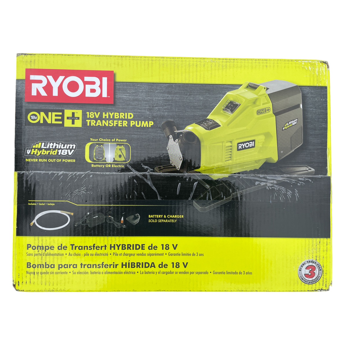 Ryobi 18v one+ hybrid transfer pump sale