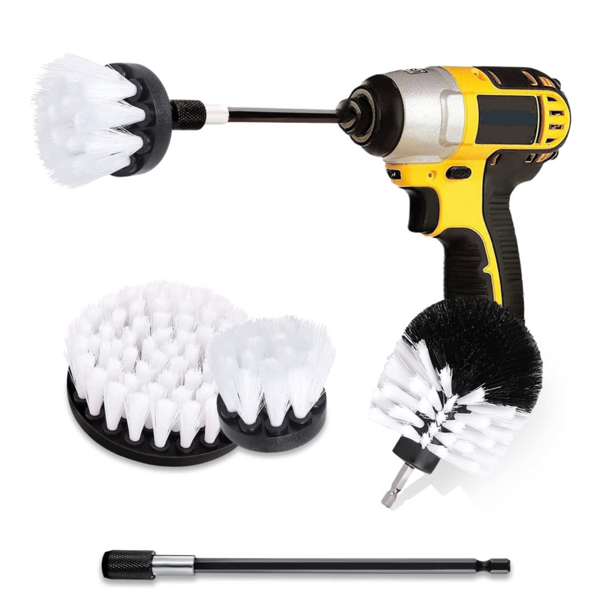 Drill Cleaning Brush Set - Hard Bristle (4-Piece) – Ryobi Deal Finders