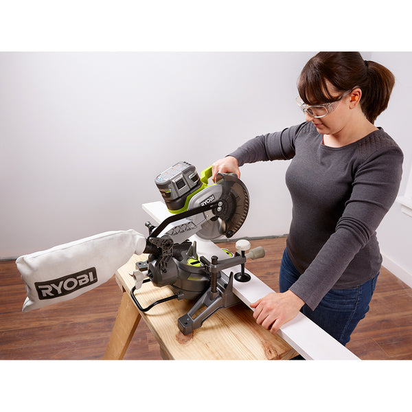 Upgrade Your DIY Game with the RYOBI 18-Volt ONE+ Cordless Miter Saw
