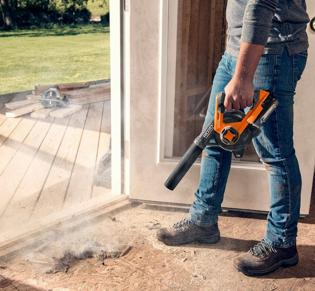 Contractors Are Raving About This Compact 18V Cordless Blower That Makes Quick Work of Jobsite Cleanup