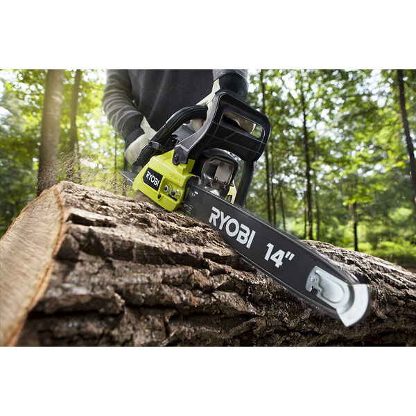 Unleash the Power of the RYOBI 14 in. 37cc Gas Chainsaw - Grab Yours Now and Conquer Any Cutting Challenge!
