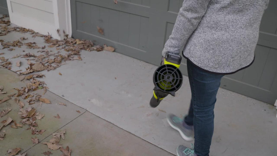 Cords and Gas Cans Be Gone! This Crazy Powerful Cordless Blower Kit Made Fall Cleanup an Absolute Breeze.