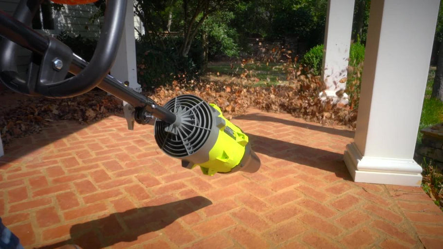 Yard Cleanup Is a Breeze With This Crazy Powerful Blower Attachment That Transforms My String Trimmer Into a Leaf-Shredding Machine!