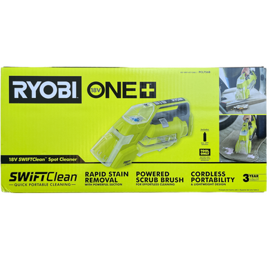 Ryobi PCL756 ONE+ 18-Volt Cordless SWIFTClean Spot Cleaner (Tool Only)
