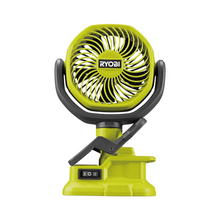 Load image into Gallery viewer, Ryobi PCF02B ONE+ 18-Volt Cordless 4 in. Clamp Fan (Tool Only)