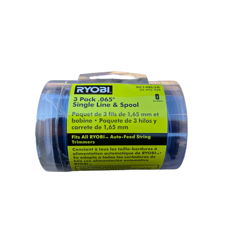 RYOBI AC14RL3 ONE+ 0.065 Spool (3-Pack)