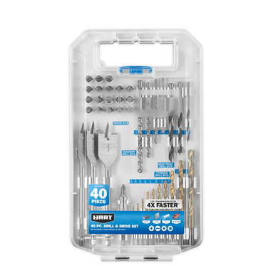 HART HADVM40 40-Piece Drill and Drive Set with Storage Case