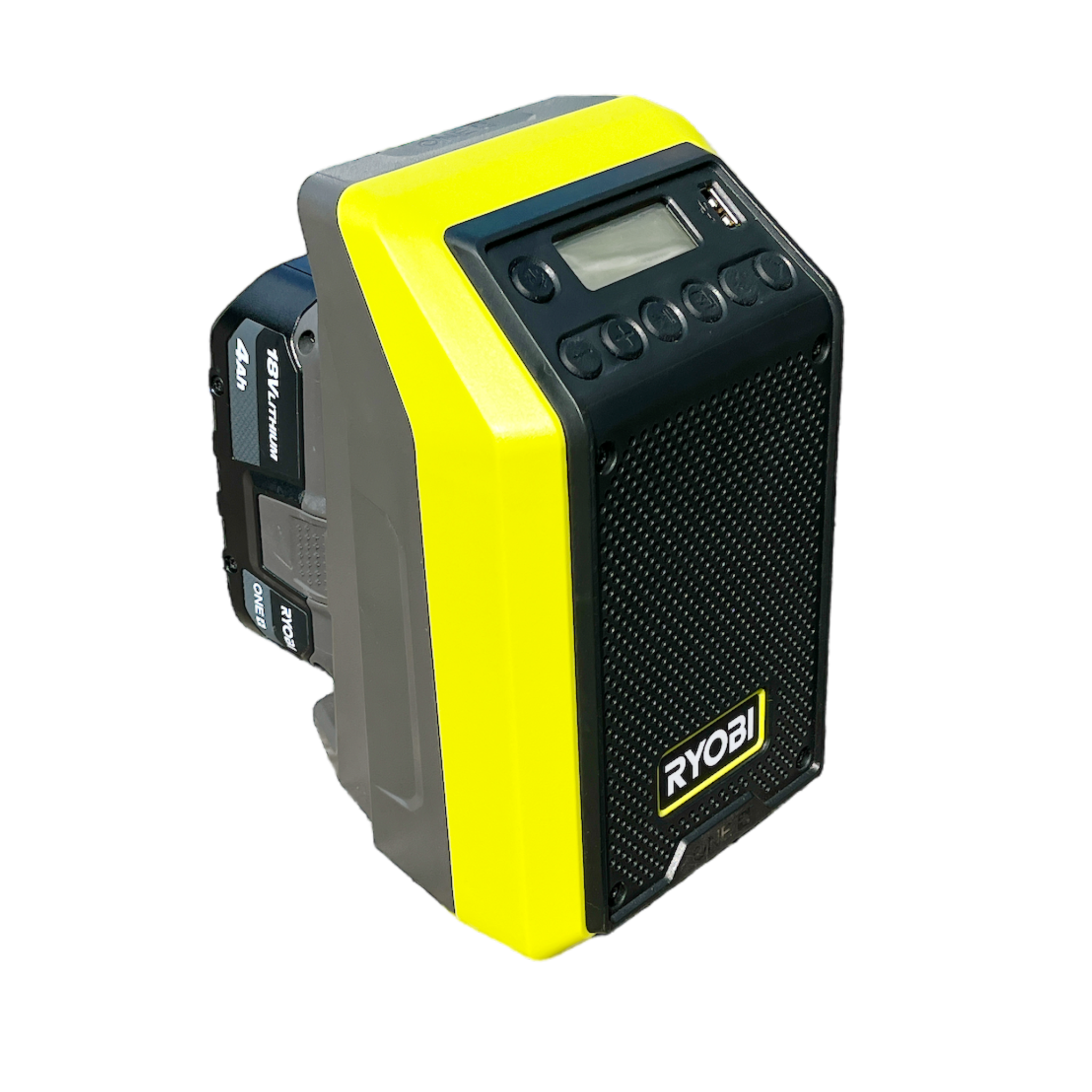 ONE 18 Volt Cordless Compact Radio with Bluetooth Tool Only