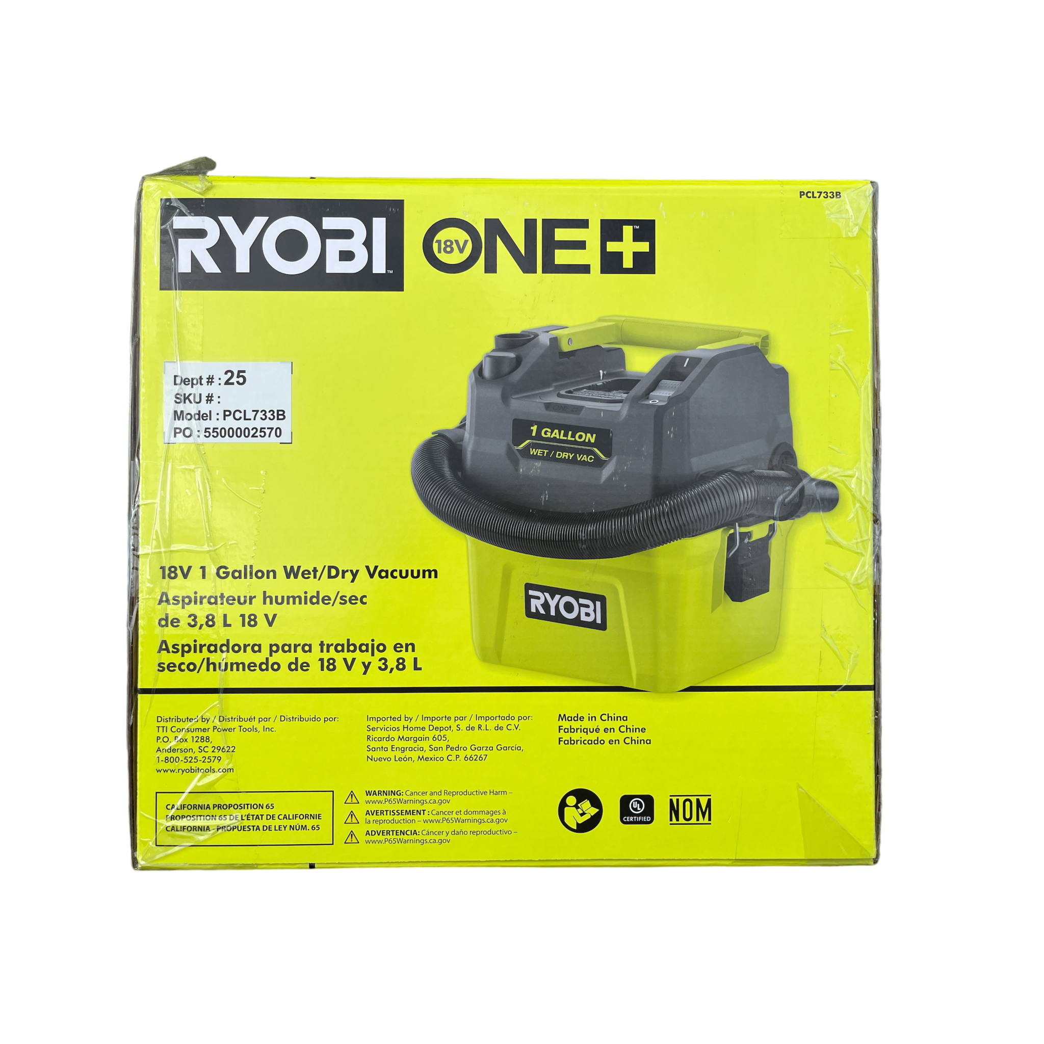 Ryobi 18 volt vacuum home depot 2025
