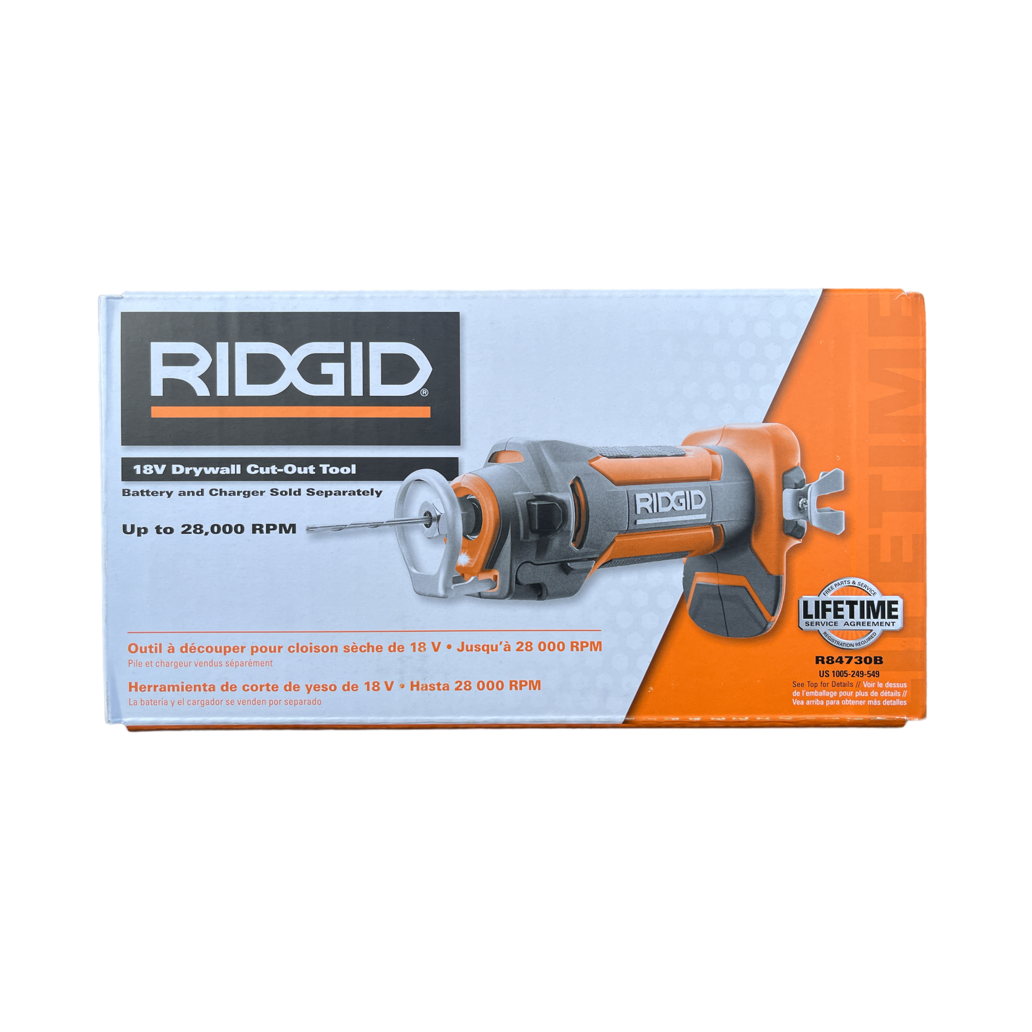 RIDGID 18-Volt Drywall Cut-Out Rotary Tool (Tool Only) – Ryobi