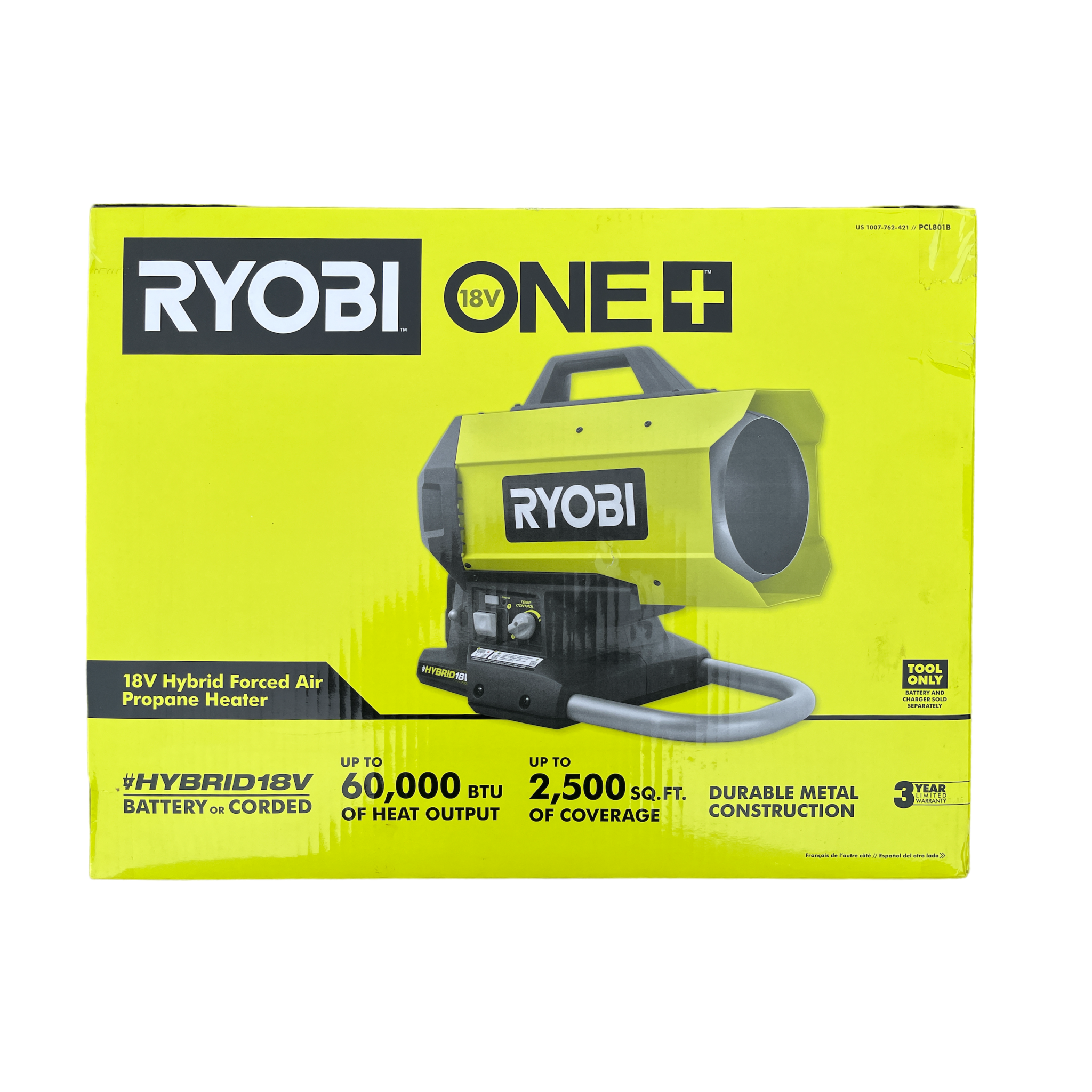 Hybrid Forced Air Propane Heater Ryobi Heater For Sale RYOBI ONE+