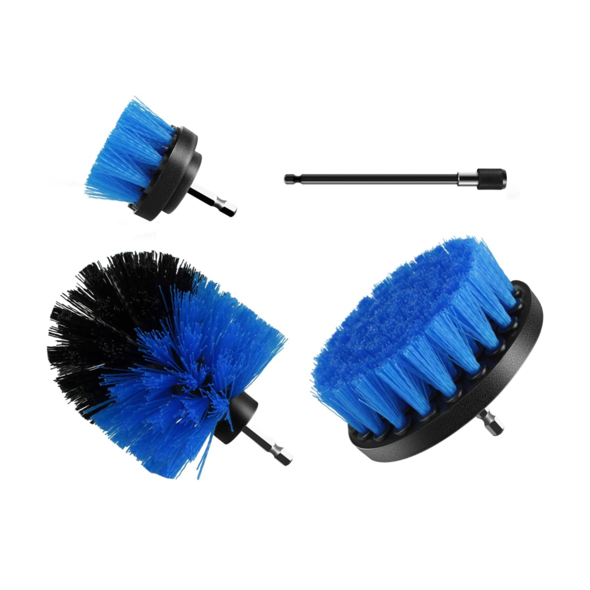 Ryobi Soft Bristle and Hard Bristle Brush Cleaning Kit (4-Piece)