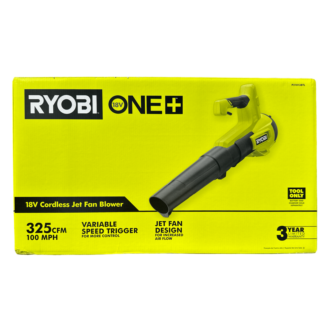 Ryobi P21013BTL 18 volt cordless leaf blower