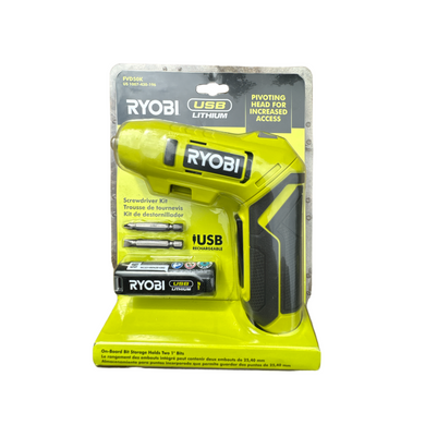 RYOBI FBD50K USB Lithium Screwdriver Kit