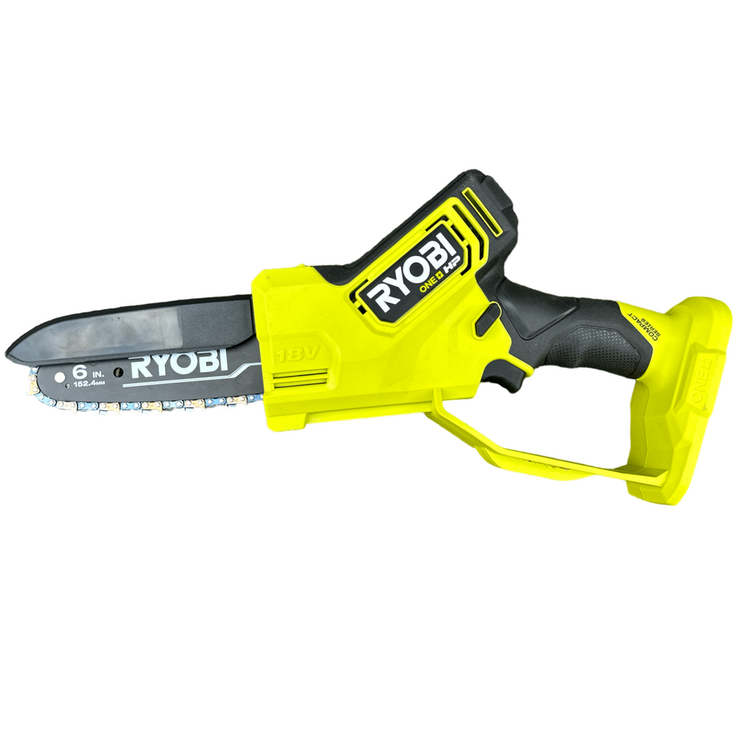Ryobi P25013 ONE+ HP 18-Volt Brushless 6 in. Battery Compact Pruning Mini Chainsaw (Tool Only)