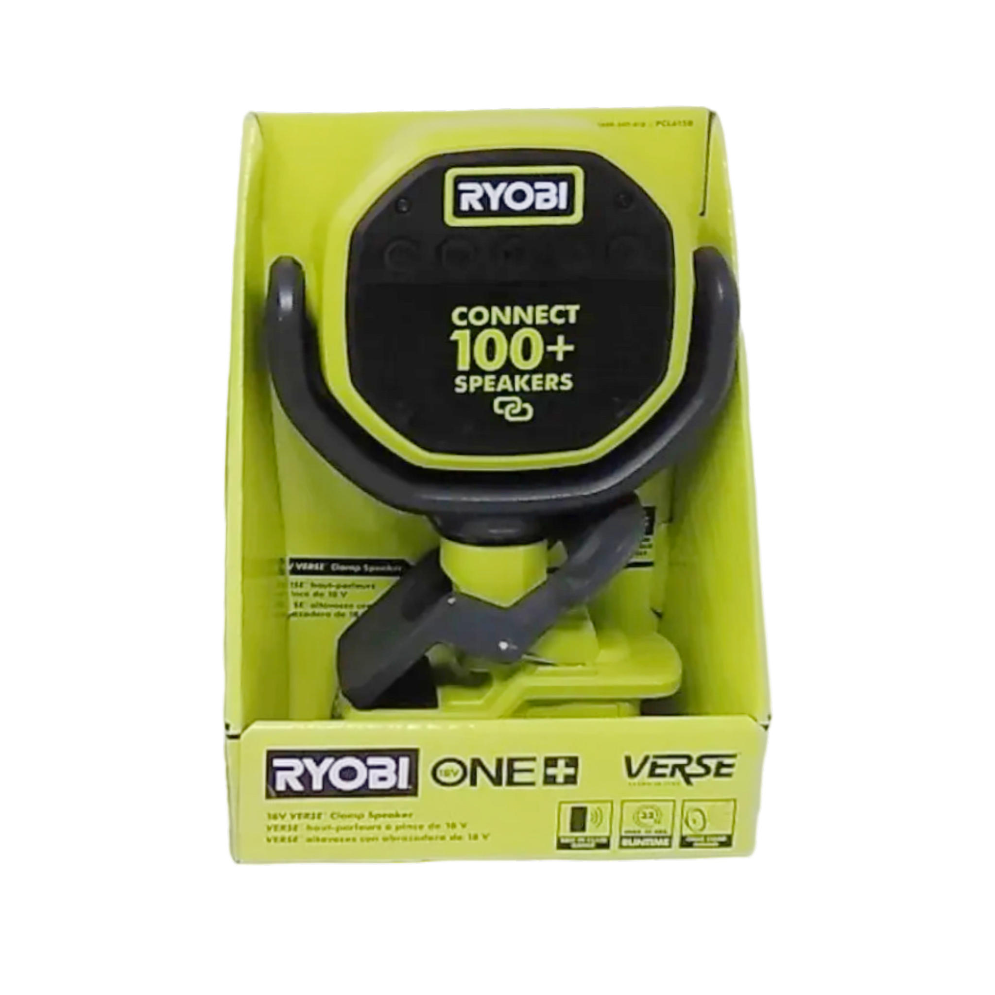 Ryobi ONE+ 18-Volt Cordless VERSE Clamp Speaker (Tool Only) – Ryobi ...