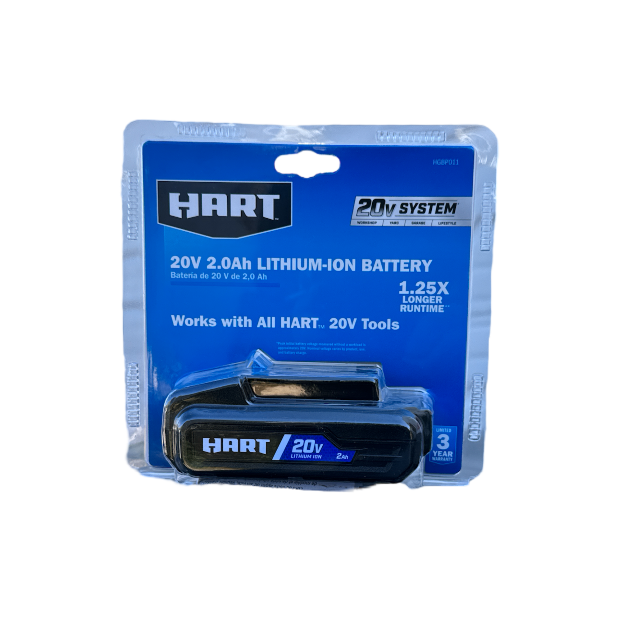 Hart 20v 2025 battery run time