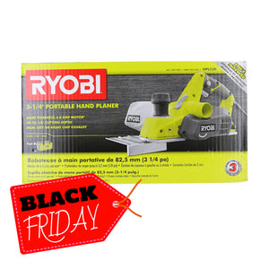 RYOBI 6 Amp Corded 3-1/4 in. Hand Planer with Dust Bag