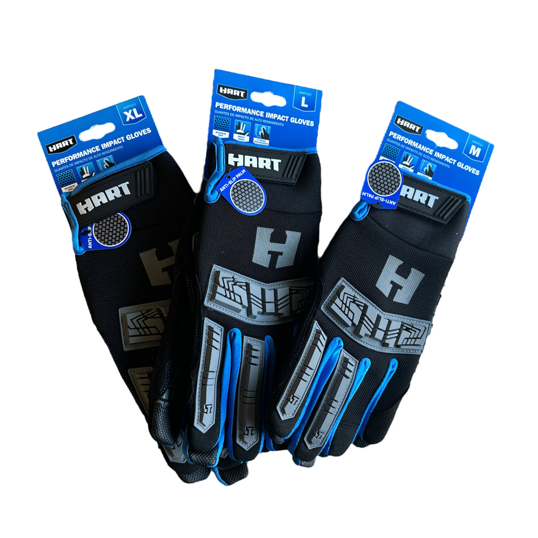 HART Performance Fit Impact Touchscreen Capable Dipped Gloves, Safety Workwear Gloves