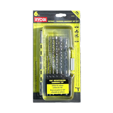 RYOBI A10BS06 Masonry Drill Bit Set (6-PC)