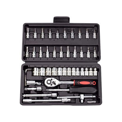 1/4 in. Drive Socket Set with Storage Case(46 Pc)