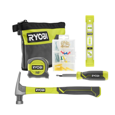 RYOBI 31 Pc Hand Tool Mounting Set with Zipper Pouch